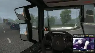 Euro Truck Simulator 2 ProMods | Logitech G29 + Shifter - Steering Cam.