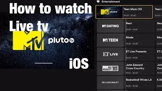 How to Watch TV on your IOS Devices Pluto TV (iPhone & iPad )2020
