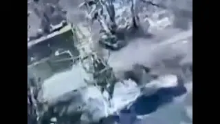 Экшен бросок российской БМП 2 во время штурма Угледара