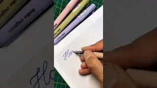 BEAUTIFUL HANDWRITING WITH A FOUNTAIN PEN x HYLETTERS #handwriting #caligrapghy #fountainpen #ART
