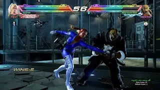 TEKKEN 7 - Nina (Onyxe Blade) Versus King (Becky-Lemme-Mash)