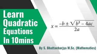 Quadratic equation for Diploma Engineering Polytechnic Mathematics 1st year all semester
