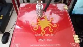 First results with Atlas 3D printer - the parallel scara robot