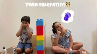 Twin Telepathy Slime Challenge Alma vs Abood! ALMA WORLD