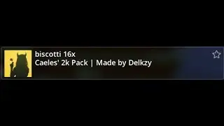 Biscotti 16x texture pack (Biscotti 16x)