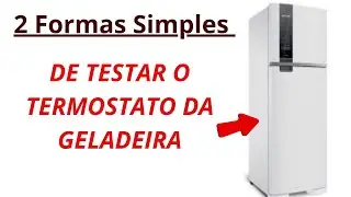 GELADEIRA ACENDE A LUZ MAS NÃO GELA, PODE SER O TERMOSTATO