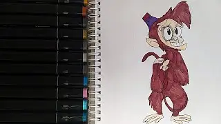 КАК НАРИСОВАТЬ АБУ из МУЛЬТФИЛЬМА АЛЛАДИН🐒
