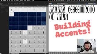 Workstream: Adding accents to a weird blackletter font