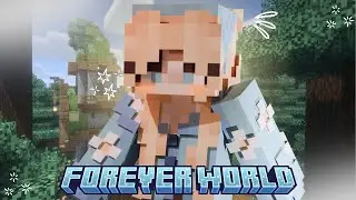 Build My COZY Starter House in My FOREVER MINECRAFT World