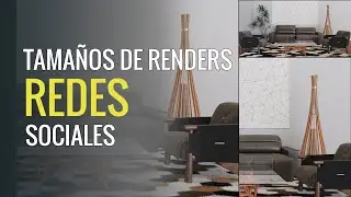 Tamaño de renders para las redes sociales