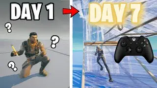 1 Week Fortnite Keyboard and Mouse to Controller + Paddles PROGRESSION