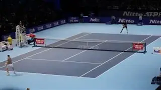 Roger Federer v Dominic Thiem Nitto ATP Finals 10-Nov-2019 (4K60p)