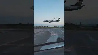 Smooth Ryanair landing #ryanair #valencia #aviation