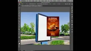 Mockup with Vanishing Point Filter in Photoshop #shorts #photoshop
