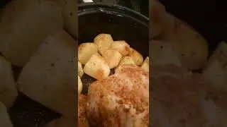 GETTING READY TO BAKE A WHOLE CHICKEN