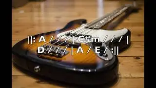 Soul Motown Bass Backing Track in A Major