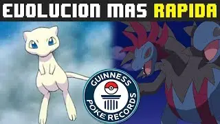 ¿Que Pokémon es el que EVOLUCIONA mas RAPIDO?/ POKERECORDS GUINNESS II