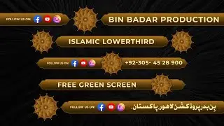 Animated Islamic lowerthird Green Screen free