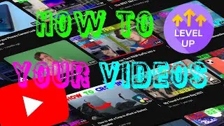 3 Things That Will Level up YOUR Videos