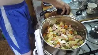Окрошка, мой рецепт, хотя так многие делают.