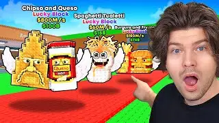 😱I Got My Own Edible Lucky Block in Steal a Brainrot!