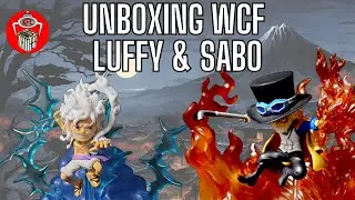 UNBOXING ACTION FIGURE ONE PIECE WCF SPECIAL LUFFY & SABO!!!