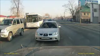Обламываем хамло на встречке.  Часть 2