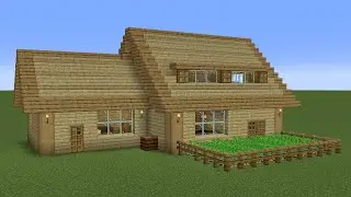 Minecraft - How to build a Starter Farm House