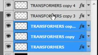 Transformers Logo in Photoshop CS4