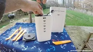 Apple Airport Time Capsule A1470 Hard Drive Replacement Tutorial   ME182LL/A in 4K