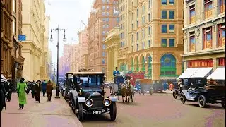 Um Passeio em Nova York em 1911 (HD)