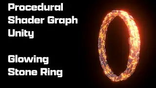 Procedural Shader Graph Unity Glowing Stone Ring