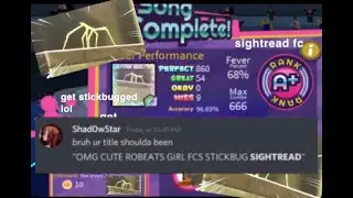 OMG CUTE ROBEATS GIRL FCS STICKBUG SIGHTREAD