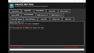 Unlock Pro Tool v1.0 | Latest FRP & Unlock Solution | Free Download