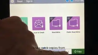 HP Futuresmart MFP - Basic Copying