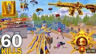 1vs4 gameplay 60Kills! 🔥MY BEST LIVIK GAMEPLAY in NEW MODE with PHARAOH X-Suit😈 Pubg Mobile