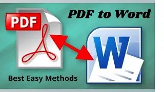 How to Convert PDF to Word without Software | Free | 2021 | Any Device | Word Convert to PDF