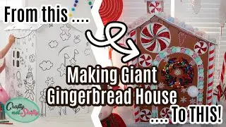 DIY Giant Gingerbread House!