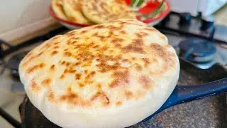 Вместо ПИРОЖКОВ. Вся СЕМЬЯ ПОДСЕЛА на эти вкусняшки! ЛЕПЕШКИ НА СКОВОРОДЕ (ХЫЧИНЫ)