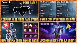 🔴 NEXT PRIZE PATH in BGMI | Supply Crate Kab aayegi | UC UP Event Date | New Growing Pack in BGMI
