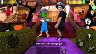 Scary Teacher 3D - Halloween Special Gameplay Walkthrough Chapter 1 (Android, iOS)