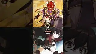 Kazuha vs Ayaka | Itto vs Amber | KeatClips #genshinimpact