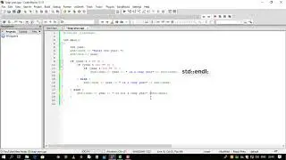 C++ Program to Check Leap Year