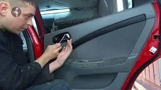 Как разобрать дверь Лачетти