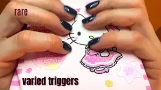 Lofi asmr, unique triggers, gripping, crinkling and more (no talking)