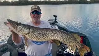 College Teacher Scores Big Tiger Musky!