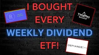 These WEEKLY DIVIDEND ETFs are PAYING Me! Account Update!