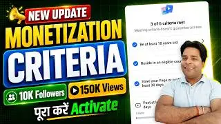 Good News🎉Facebook Content Monetization Criteria Based in India | Full Guide Hindi 2026