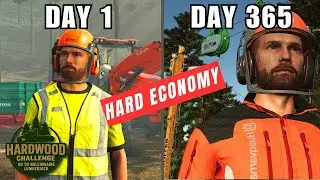Hard Economy, Zero Dollars, And A Chainsaw - Hardwood Challenge – Year 1