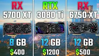 RX 5700 XT против RTX 3080 Ti против RX 6750 XT  Тест в 7 играх